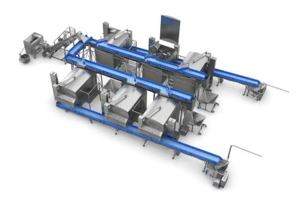 Esempio di Linea completa di macinatura Seydelmann