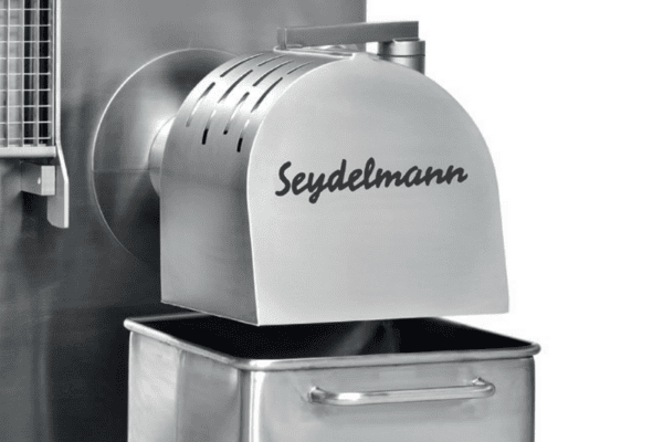 Protezione del prodotto in uscita dal tritacarne seydelmann