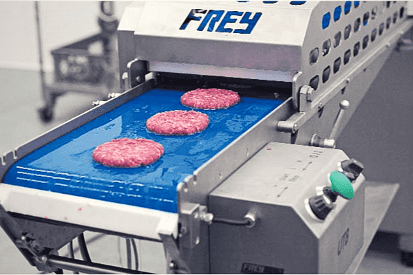 macchinari industriali per hamburger