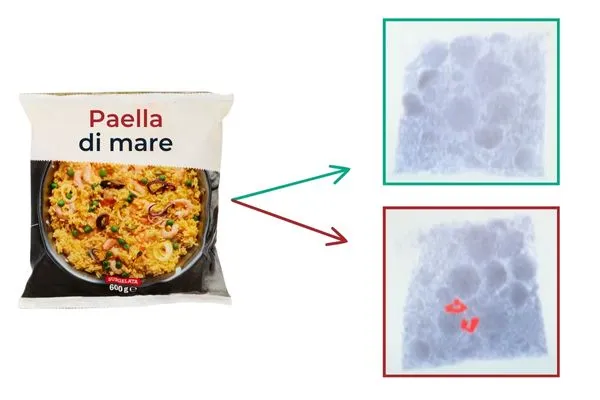 Ispezione Raggi X Piatti Pronti