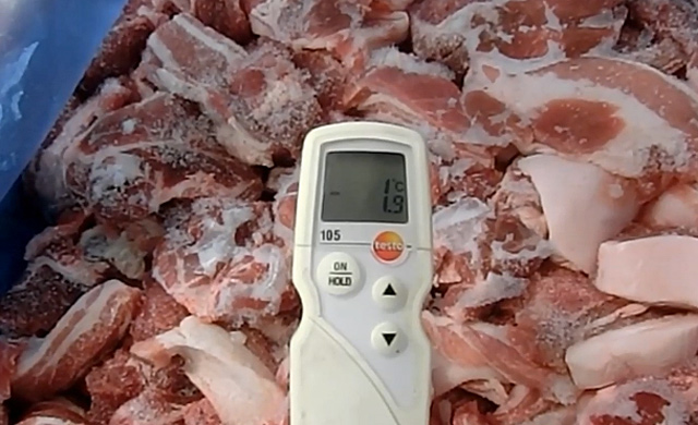 scongelamento rapido stalam di prodotti base carne