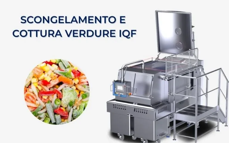 Cuocitore Industriale Verdure IQF