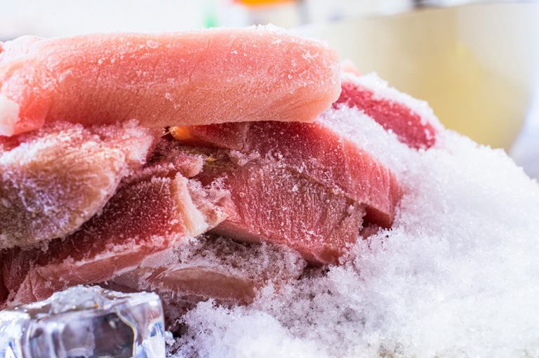 scongelamento rapido industriale carne