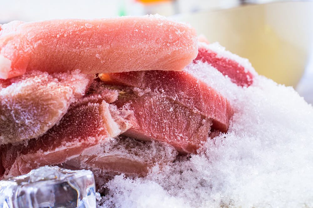 scongelamento rapido industriale carne