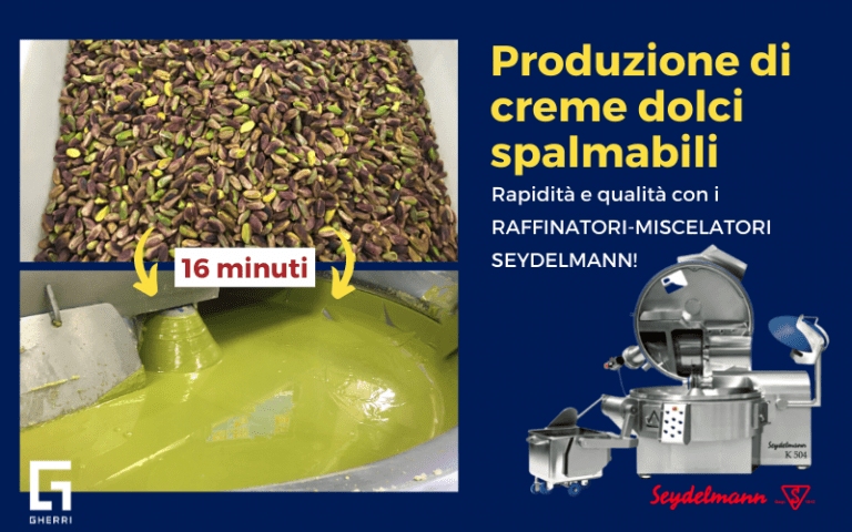 Produzione industriale di creme dolci