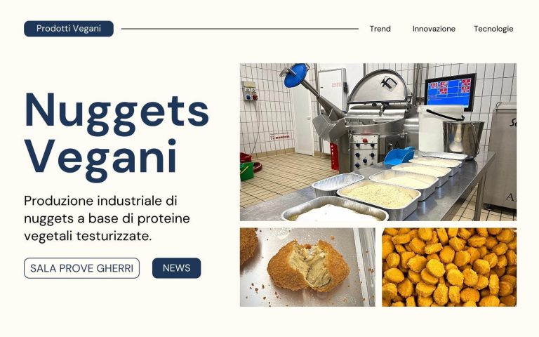 macchinari industriali per nugget vegani