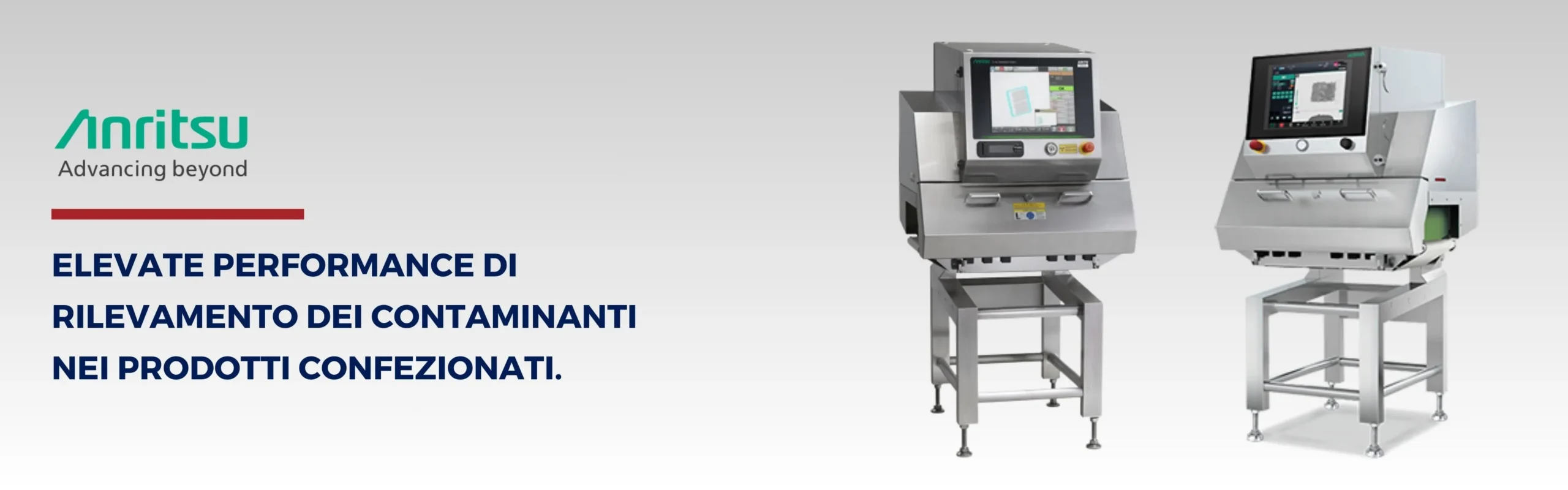 Ispezione raggi X prodotti alimentari confezionati