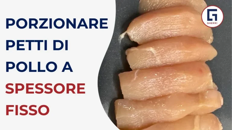 Test con Porzionatrice Borncut per pollo