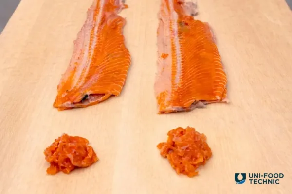 Scraping Machine recupero polpa salmone