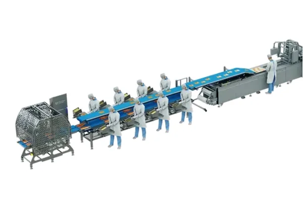 Linea affettatura pesce