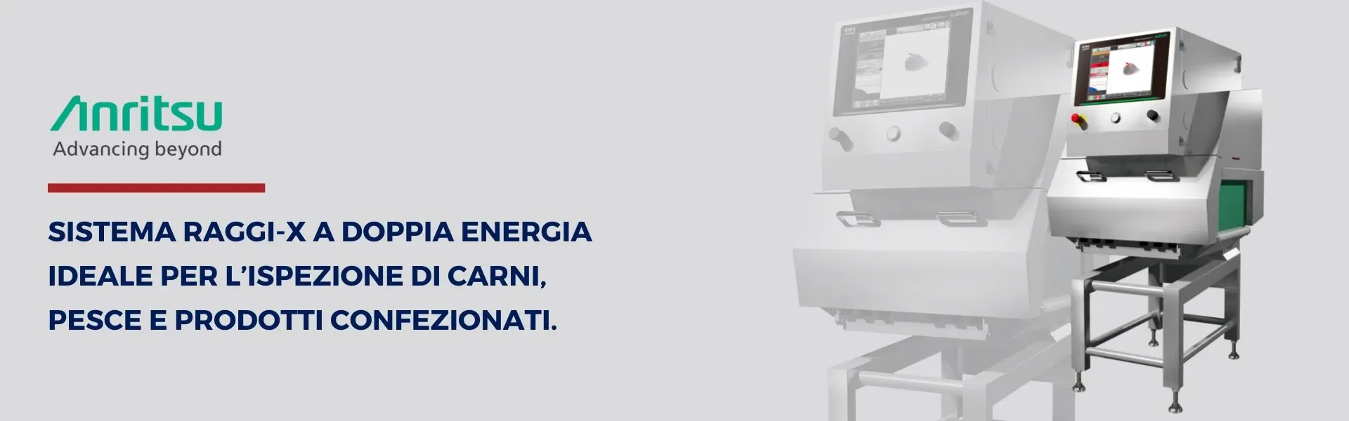 Sistema di ispezione a Raggi-X per l'industria alimentare