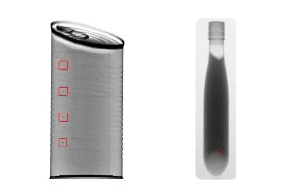 ispezione raggi x contenitori verticali