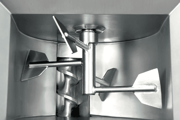 Palette di miscelazione prodotto nel tritacarne