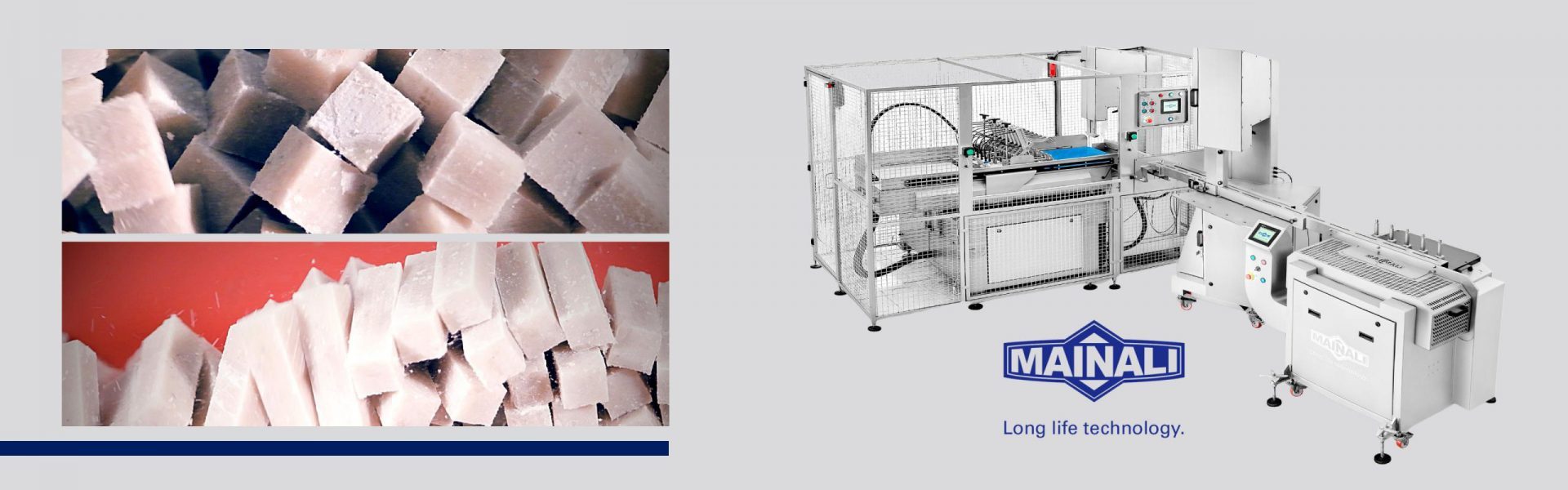 Linea di taglio automatica per cubi e bastoncini