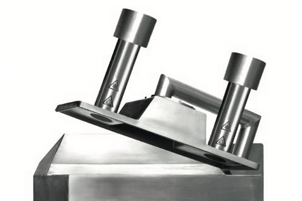 Raffreddamento del prodotto dal coperchio del tritacarne